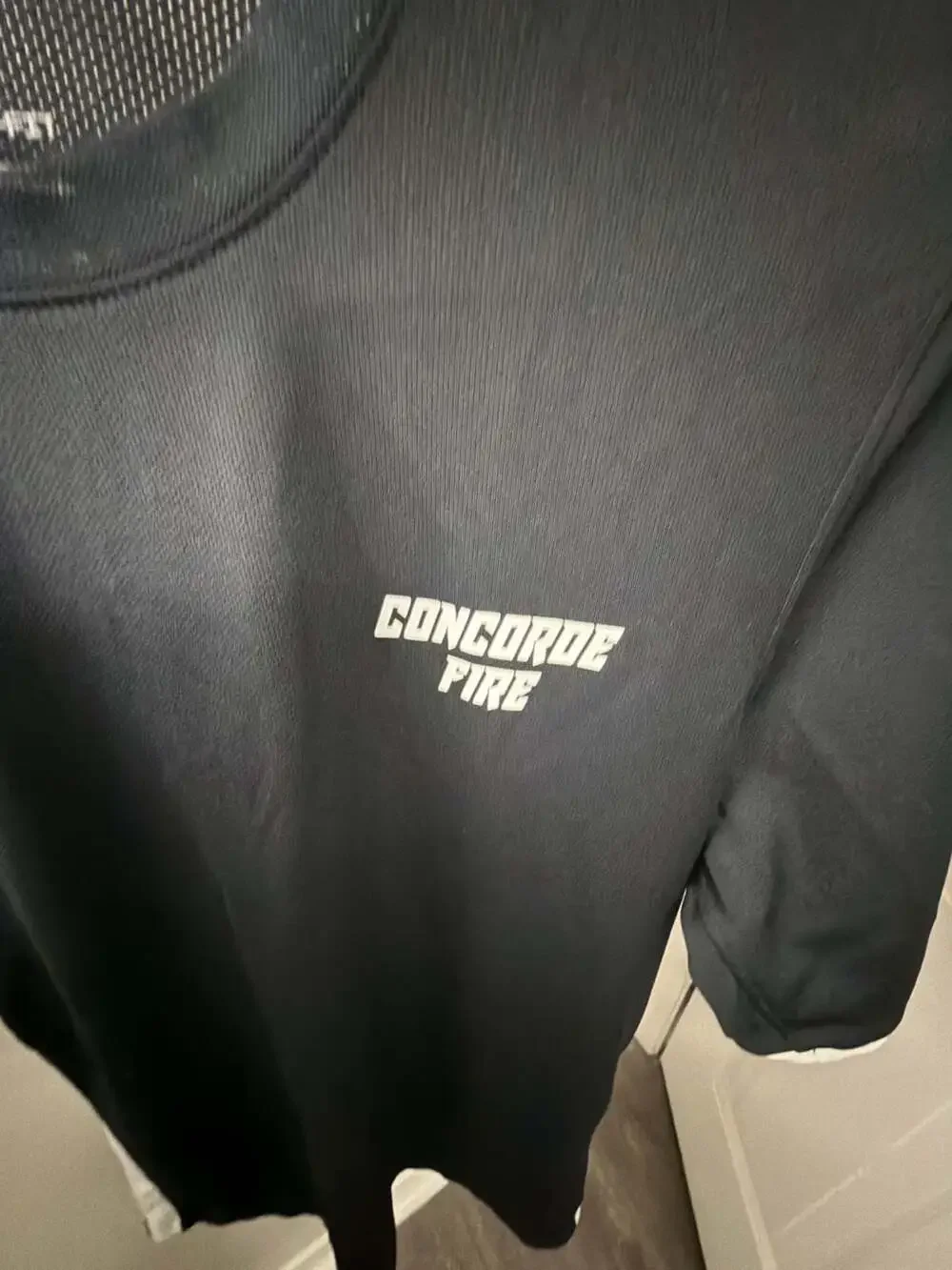 Nike Concorde Fire ECNL Soccer Jersey Men’s M Dri-FIT Slim Fit Black White